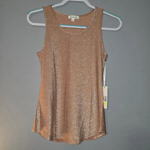🆕Ellie & Kate Flouncy Shimmer Tank, Size Small - NWT